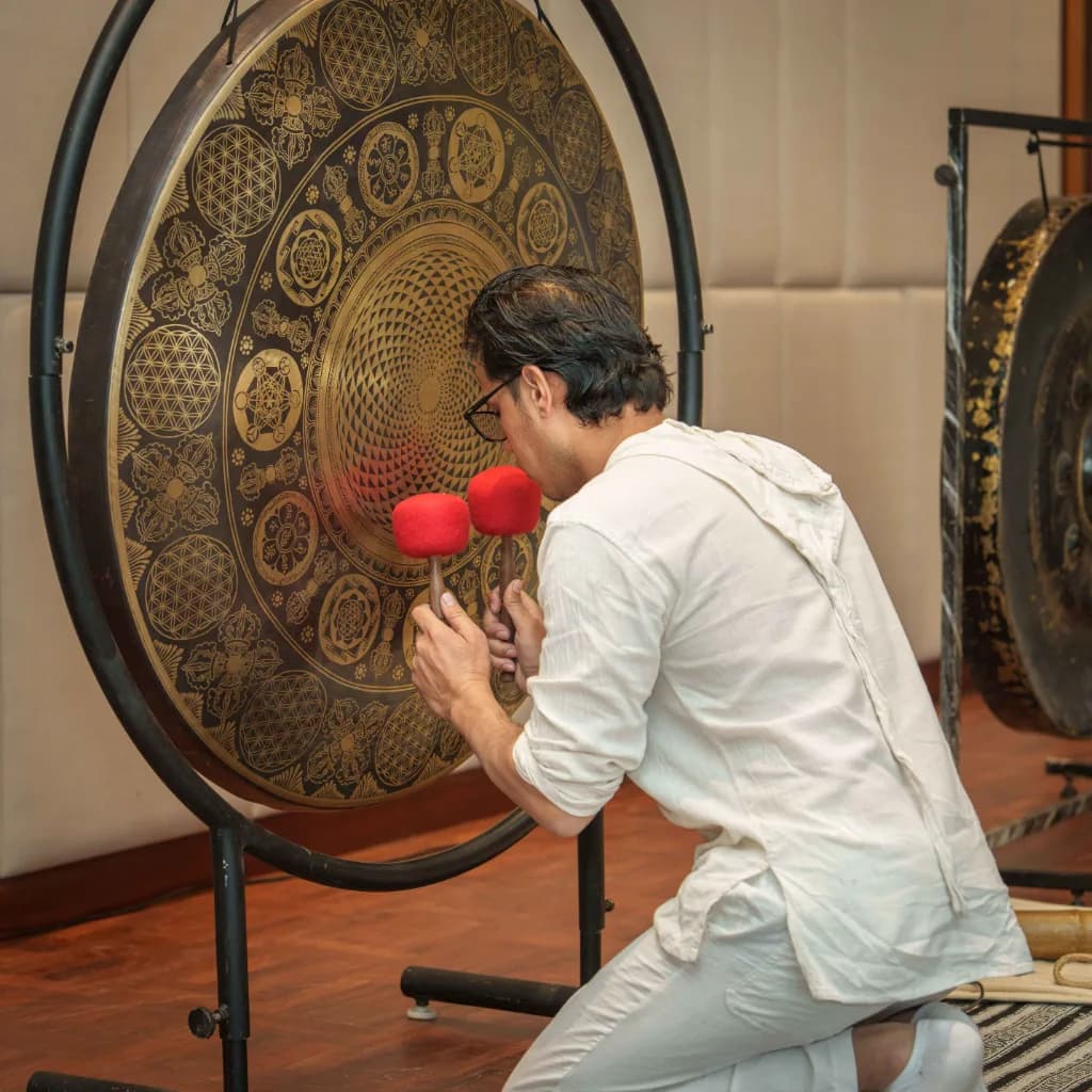 sound healing at soaltee westend resort nagarkot