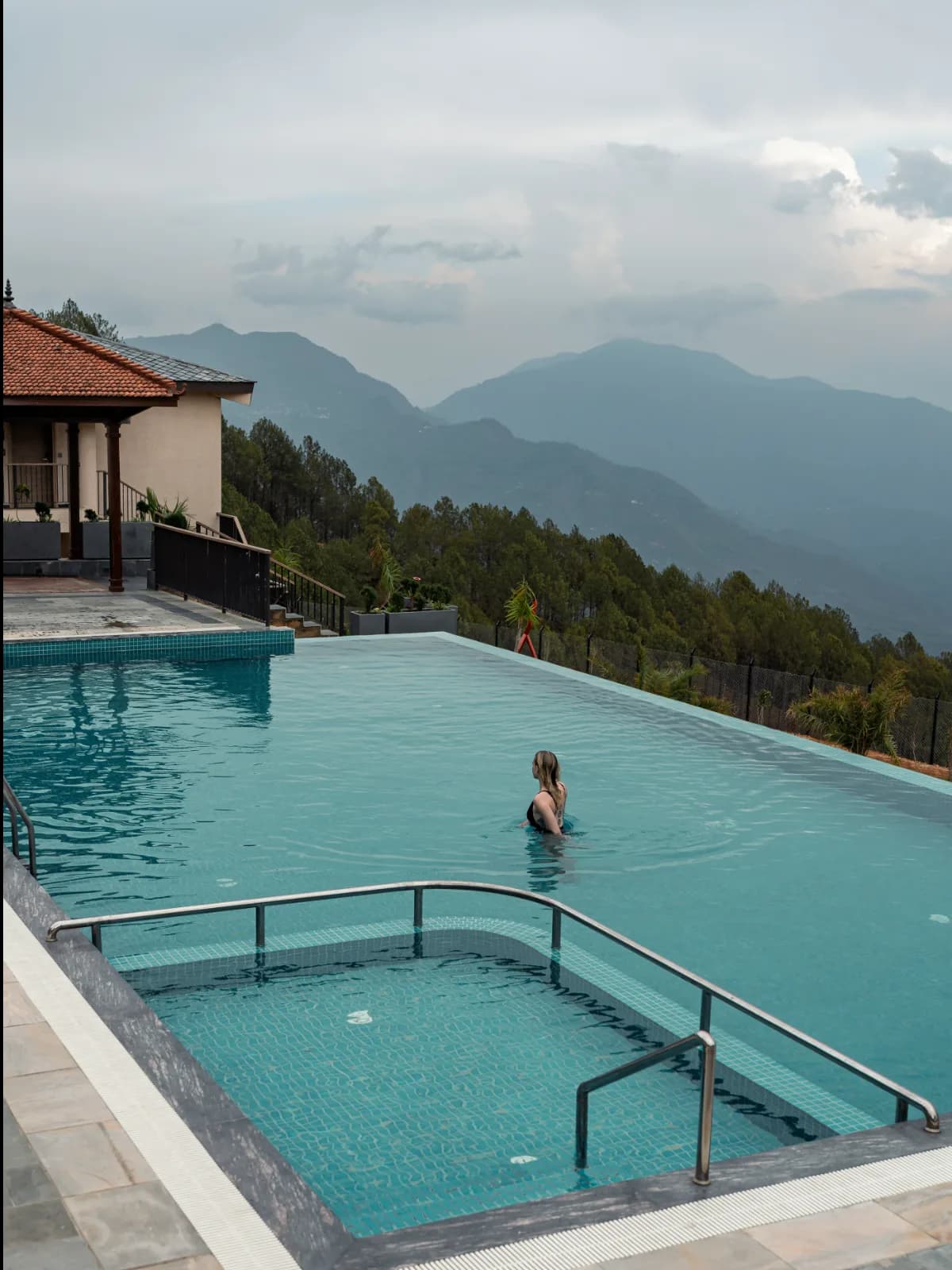 Swimming pool in in soaltee westend resort manakamana