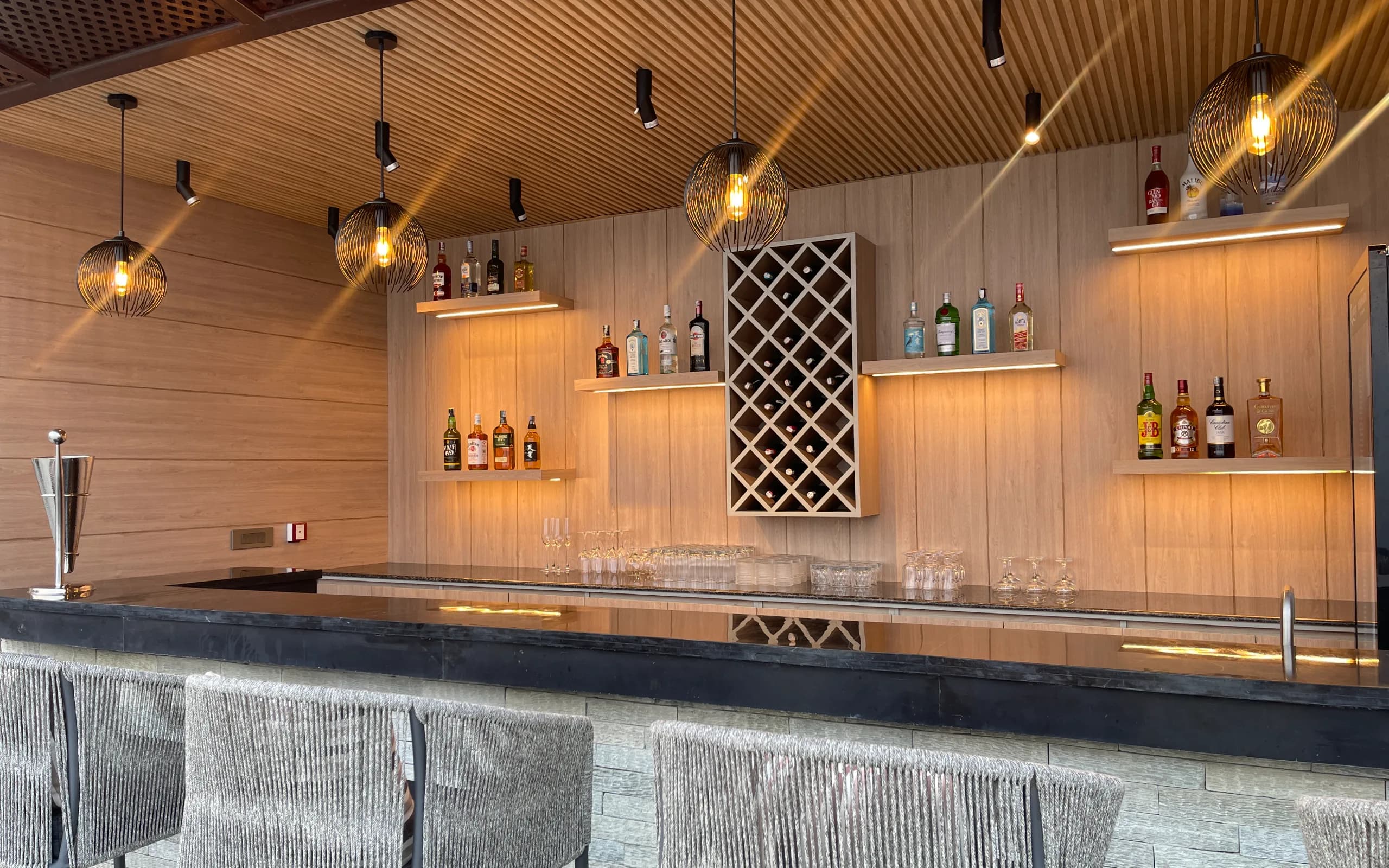 swimming pool bar at soaltee westend resort manakamana