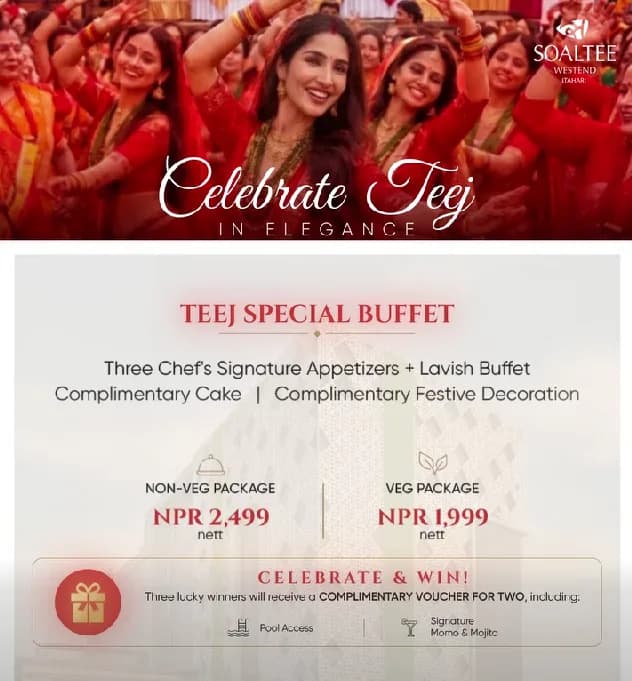 details on Teej and Dar Celebration at Soaltee Westend Itahari