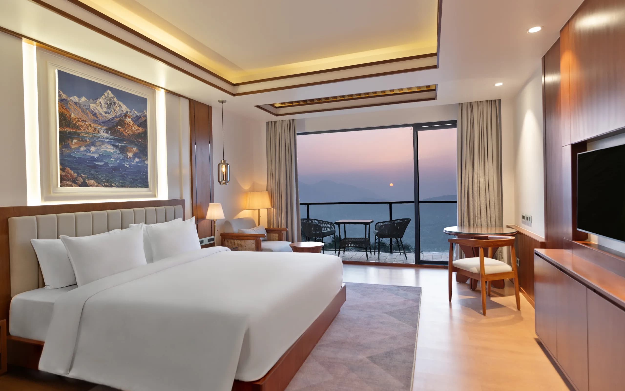 deluxe king at soaltee resort shivapuri national park