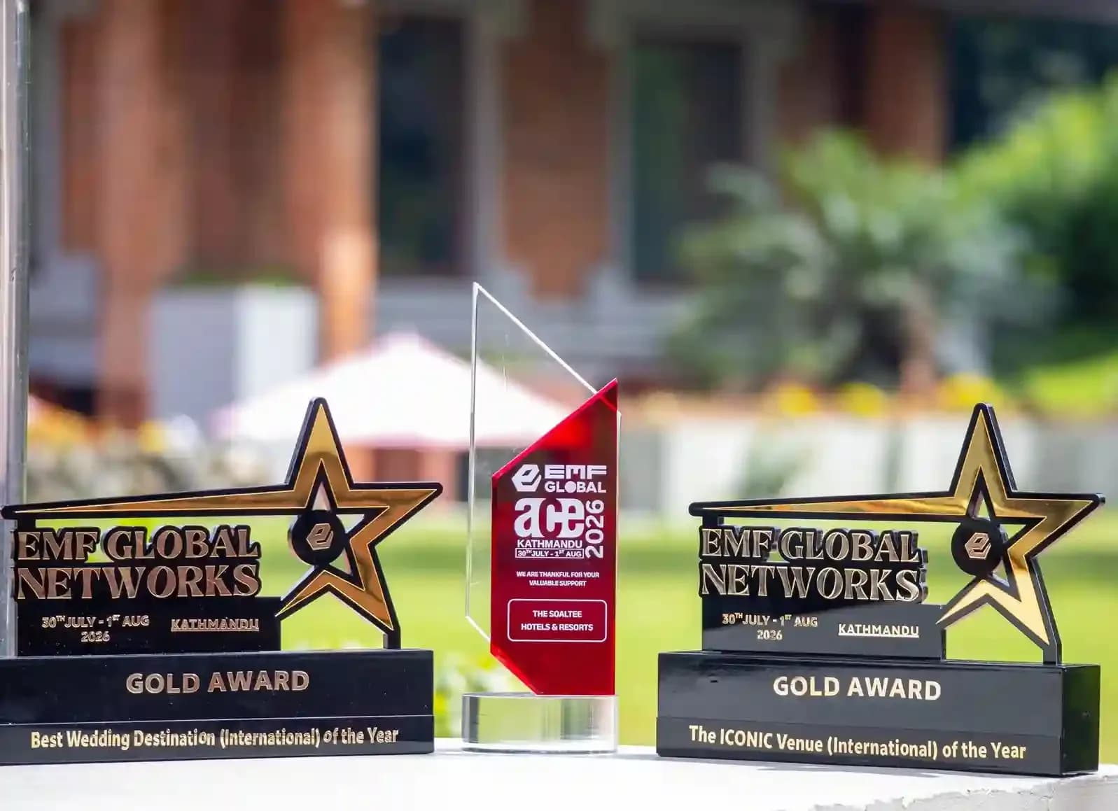 Best Destination International Venue of the Year and Iconic International Venue of the Year earned by Solaltee Kathmandu