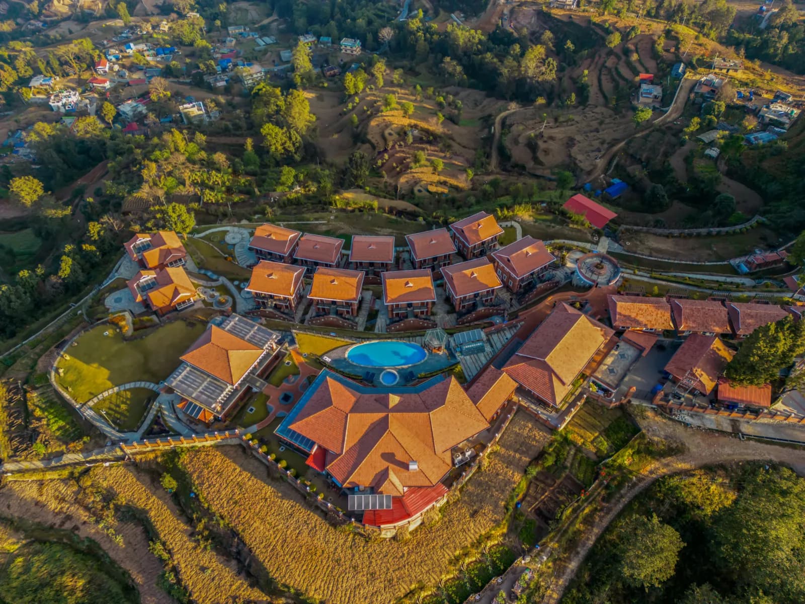Nagarkot Aerial View