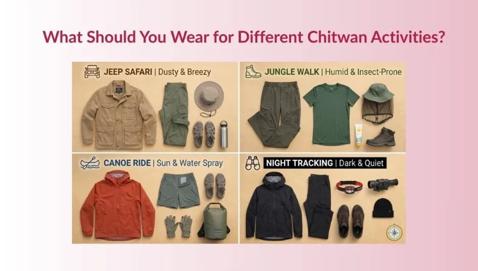 What to Wear and Bring for Your Chitwan Tour