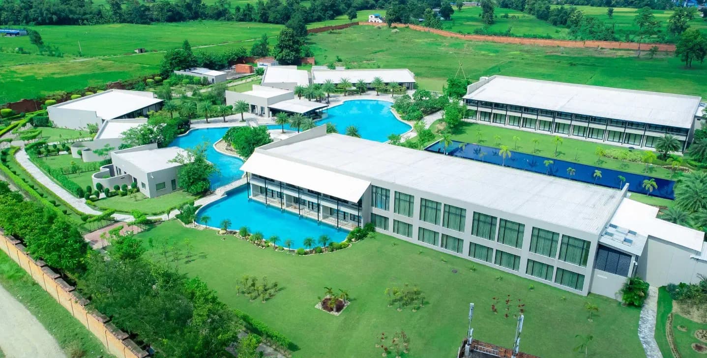 Biggest Swimming Pool in Nepal in Tiger Palace by Soaltee Bhairahawa
