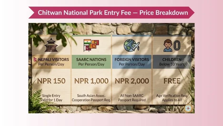Chitwan National Park Entry Fees & Permits Explained