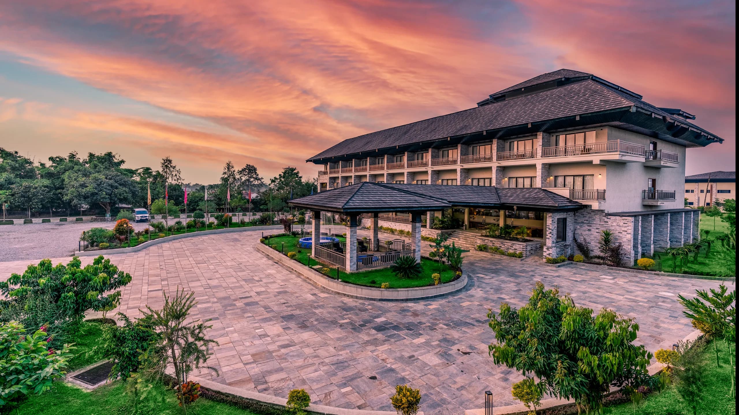 Facade of chitwan hotel