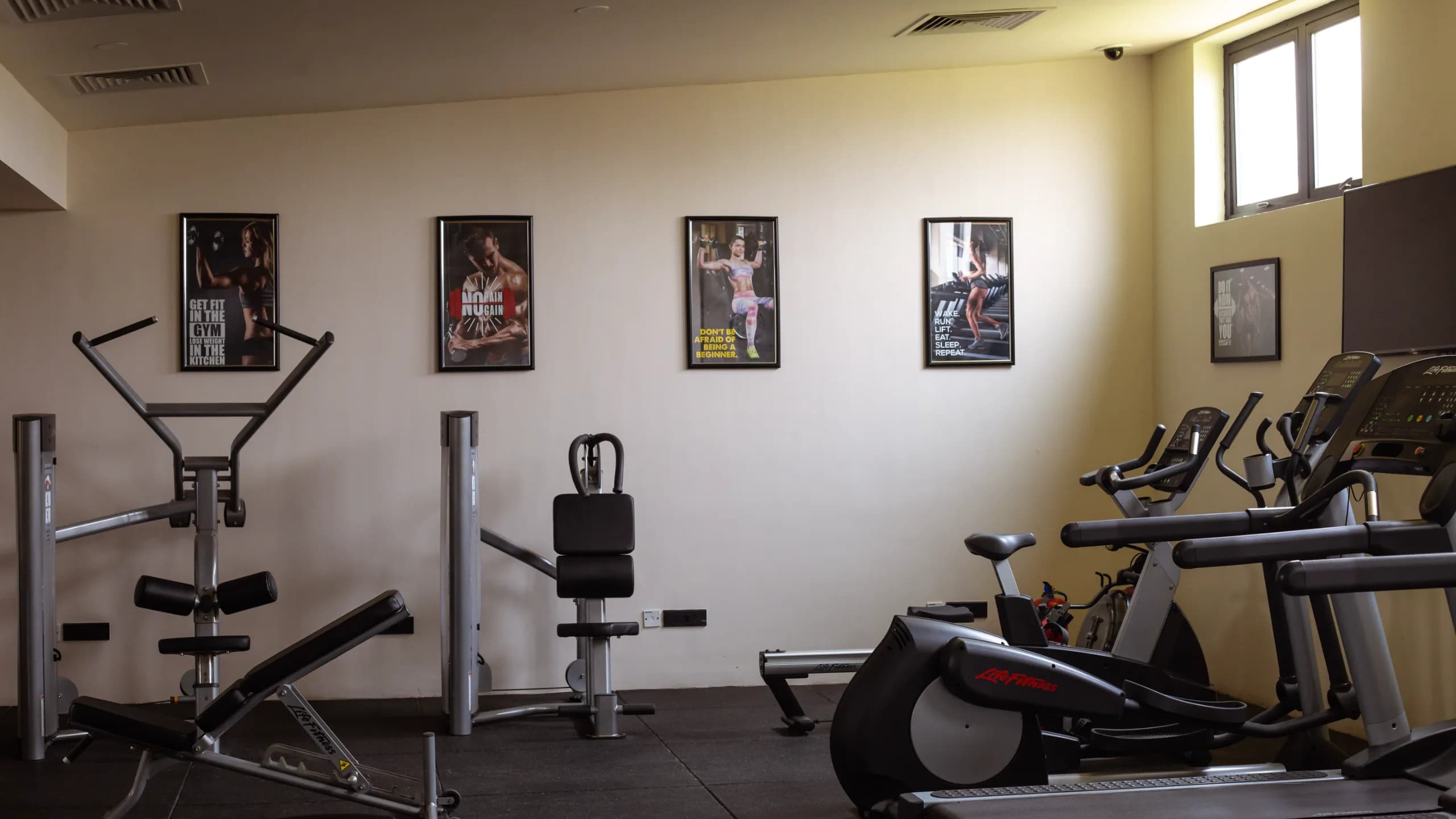 gym in tiger palace by soaltee in bhairahawa