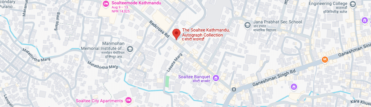 Map to The Soaltee Kathmandu