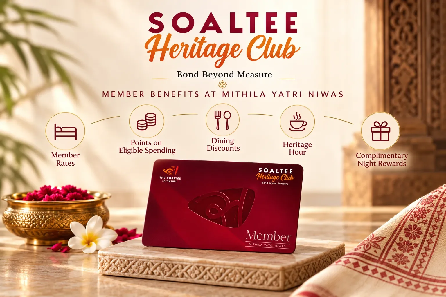 Advantage Soaltee Heritage Club while staying Janakpur