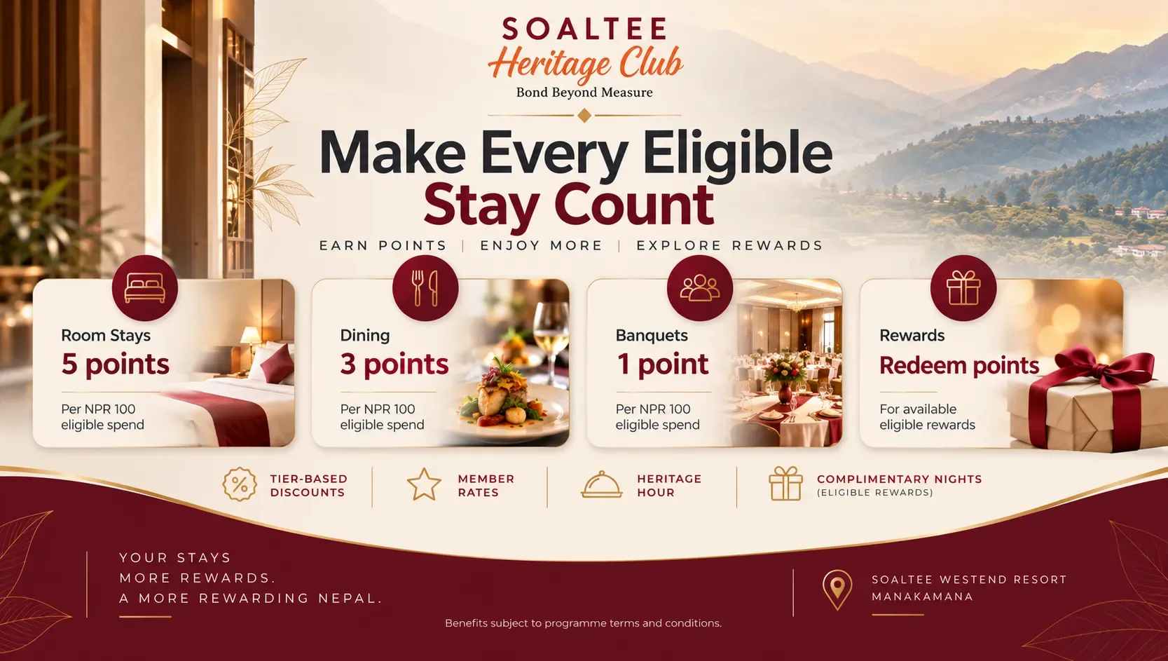 What Are the Main Soaltee Heritage Club Benefits at Manakamana?